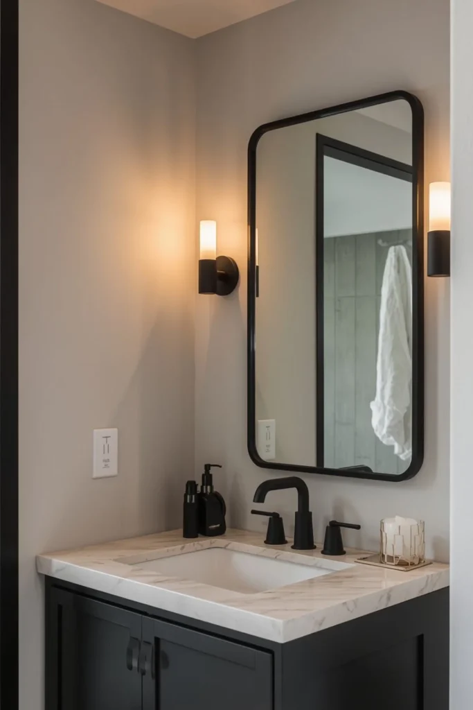 Matte Black Bathroom 2