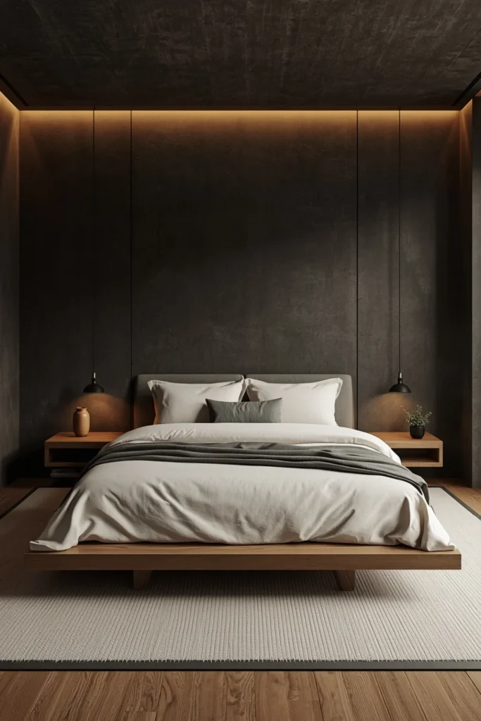 Minimal Zen With Charcoal Wash