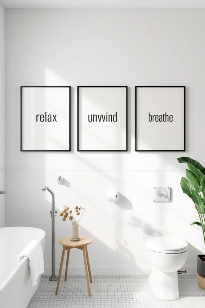 Minimalist Typography Wall Art