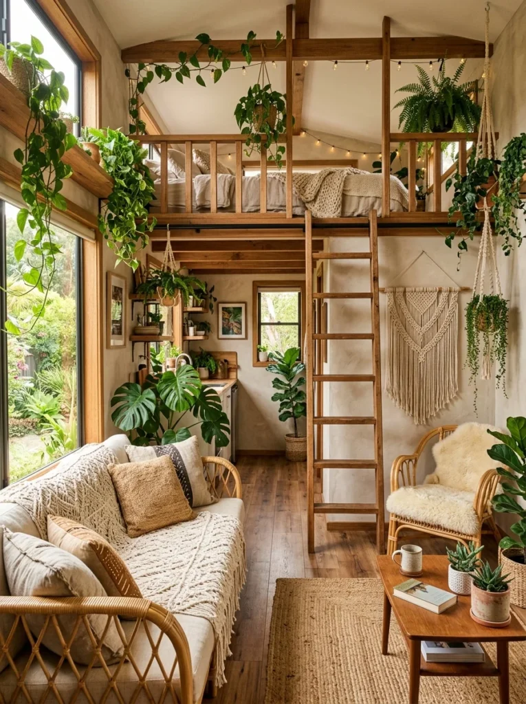 Modern Boho Loft House1
