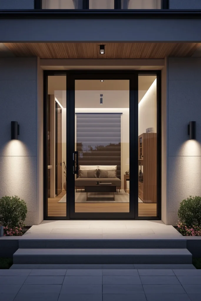 Modern Glass Panel Exterior