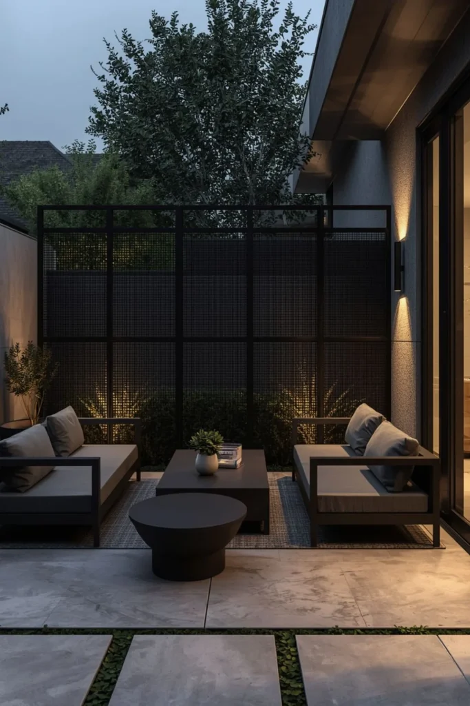 Modern Grid Panel Patio2