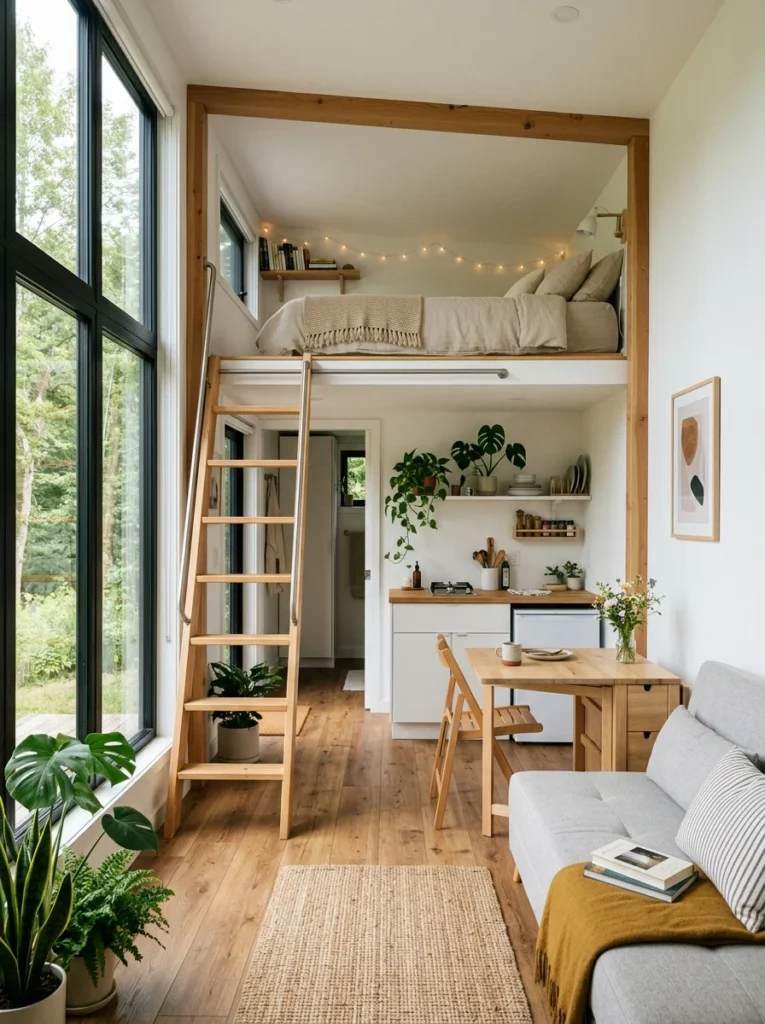 Open Concept Loft Floor Plan 1