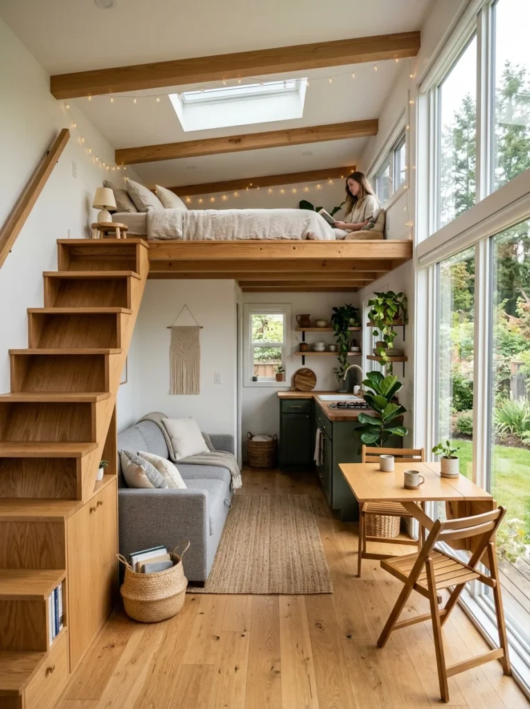 Open Concept Loft Floor Plan1