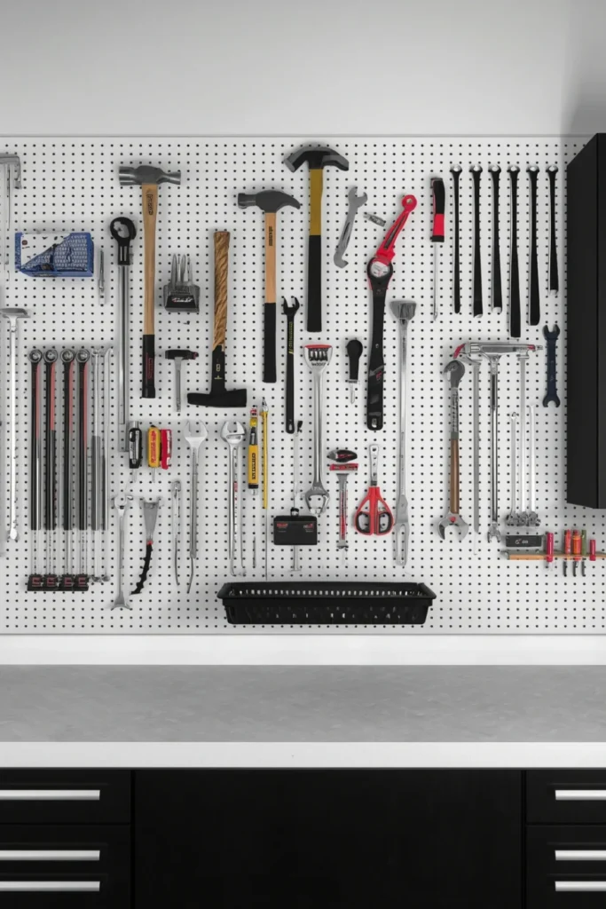 Pegboard Tool Wall
