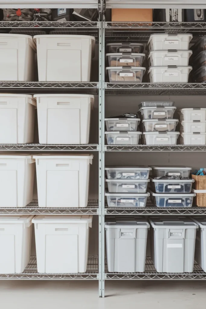 Plastic Storage Bins