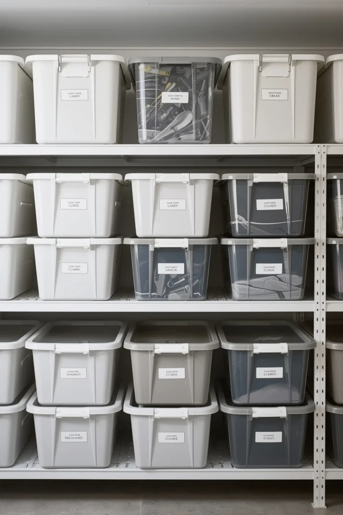 Plastic Storage Bins2