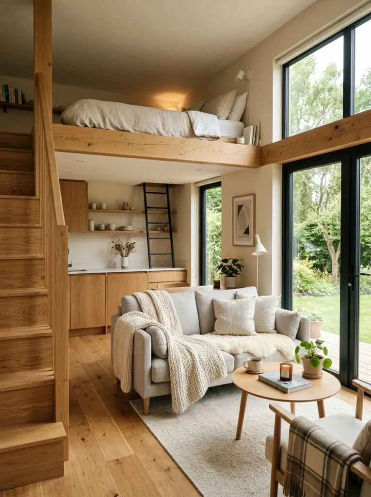 Scandinavian Inspired Loft Interiors