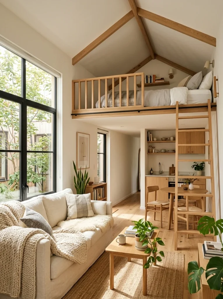 Scandinavian Inspired Loft Interiors1