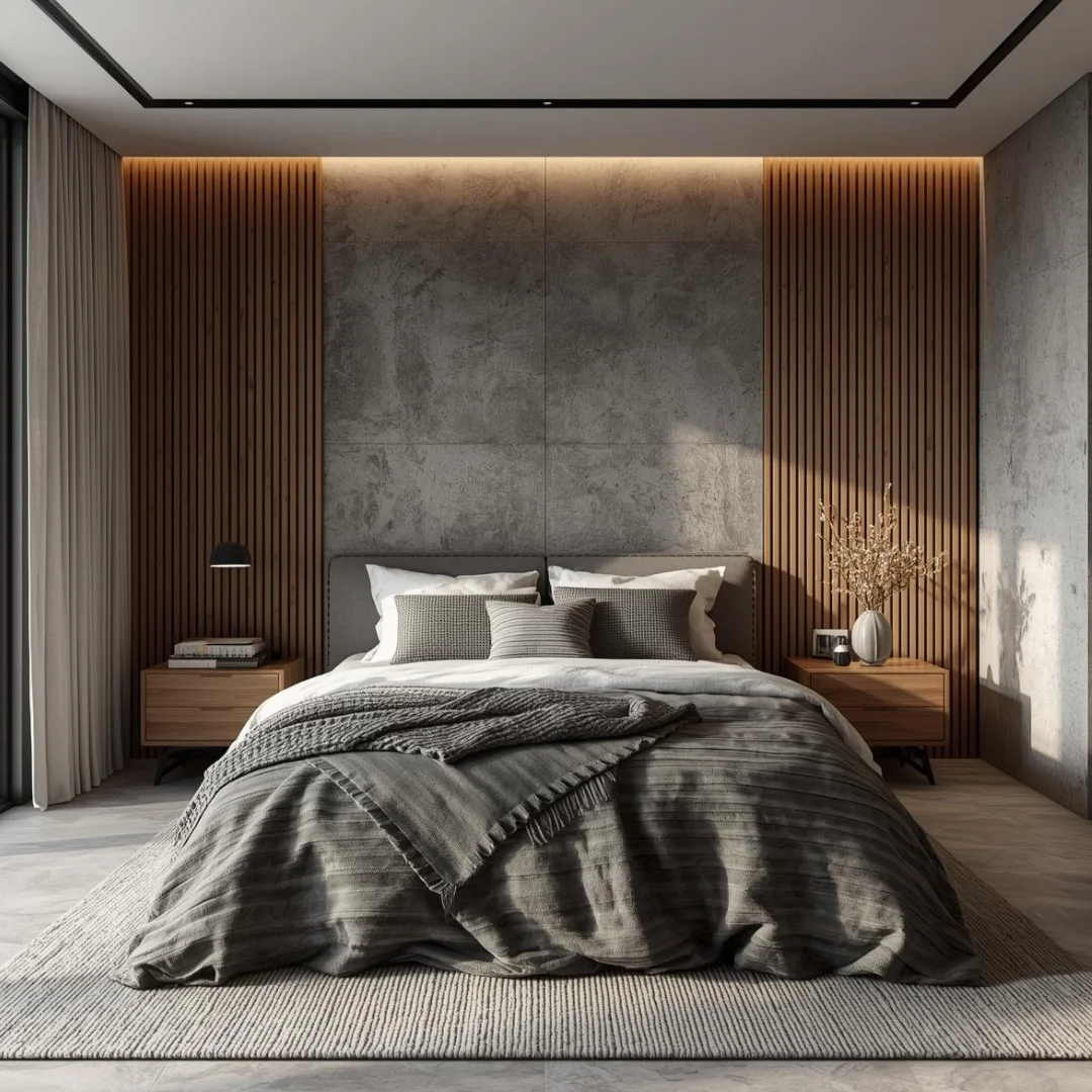 Textured Modern Bedrooms