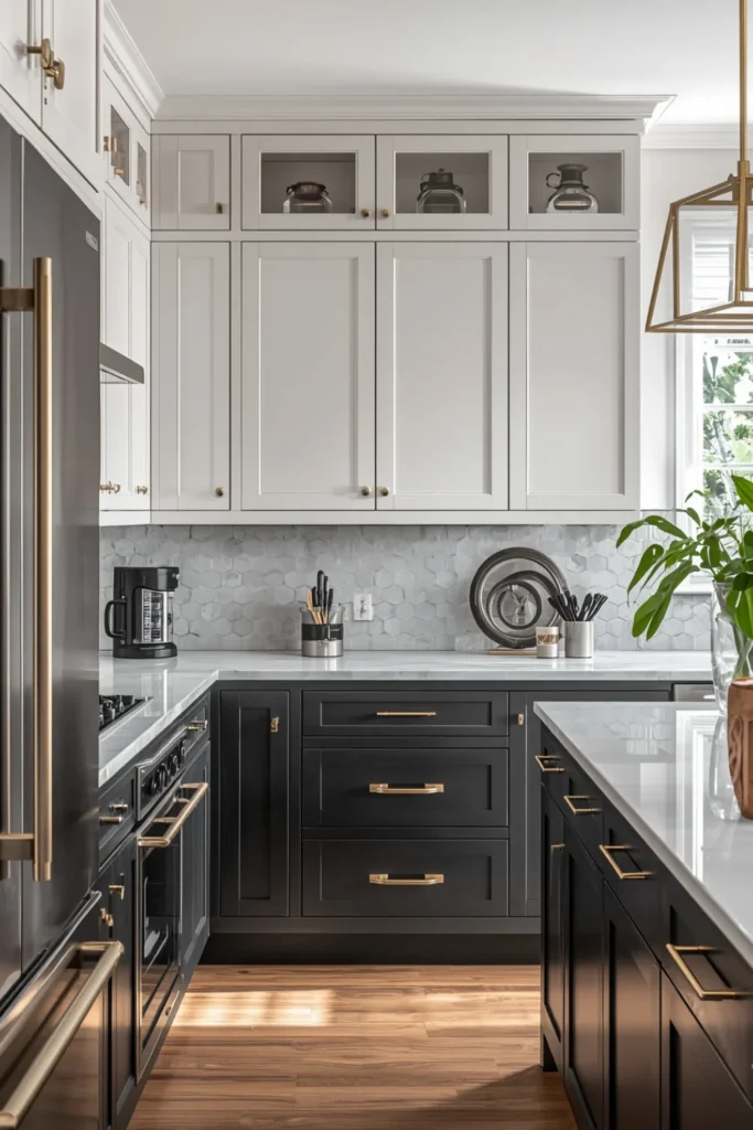 Two Tone Kitchen Cabinets1