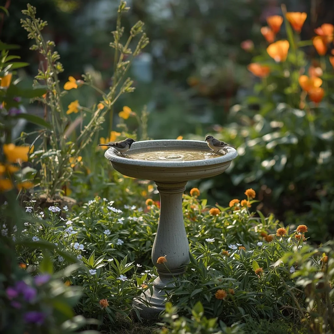 Unique DIY Bird Bath Ideas
