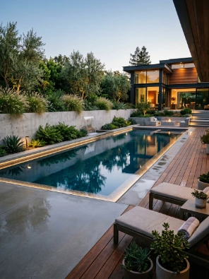 Waterline Accent with Concealed Concrete Wall1
