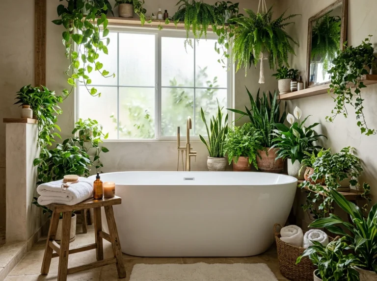 7 Bathroom Plants Ideas for a Fresh Spa-Like Feel