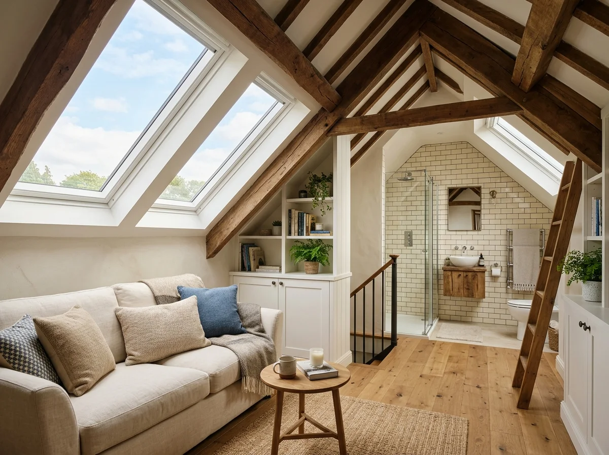 Beautiful attic loft conversion