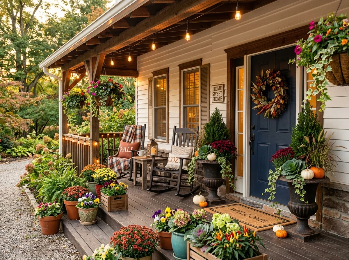 Front Porch Planter Ideas