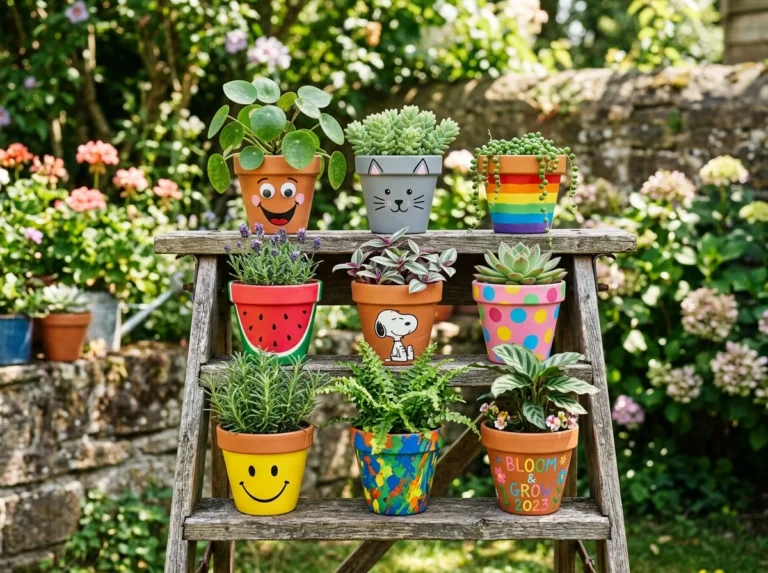 9 Fun Planter Painting Ideas to Transform Old Pots