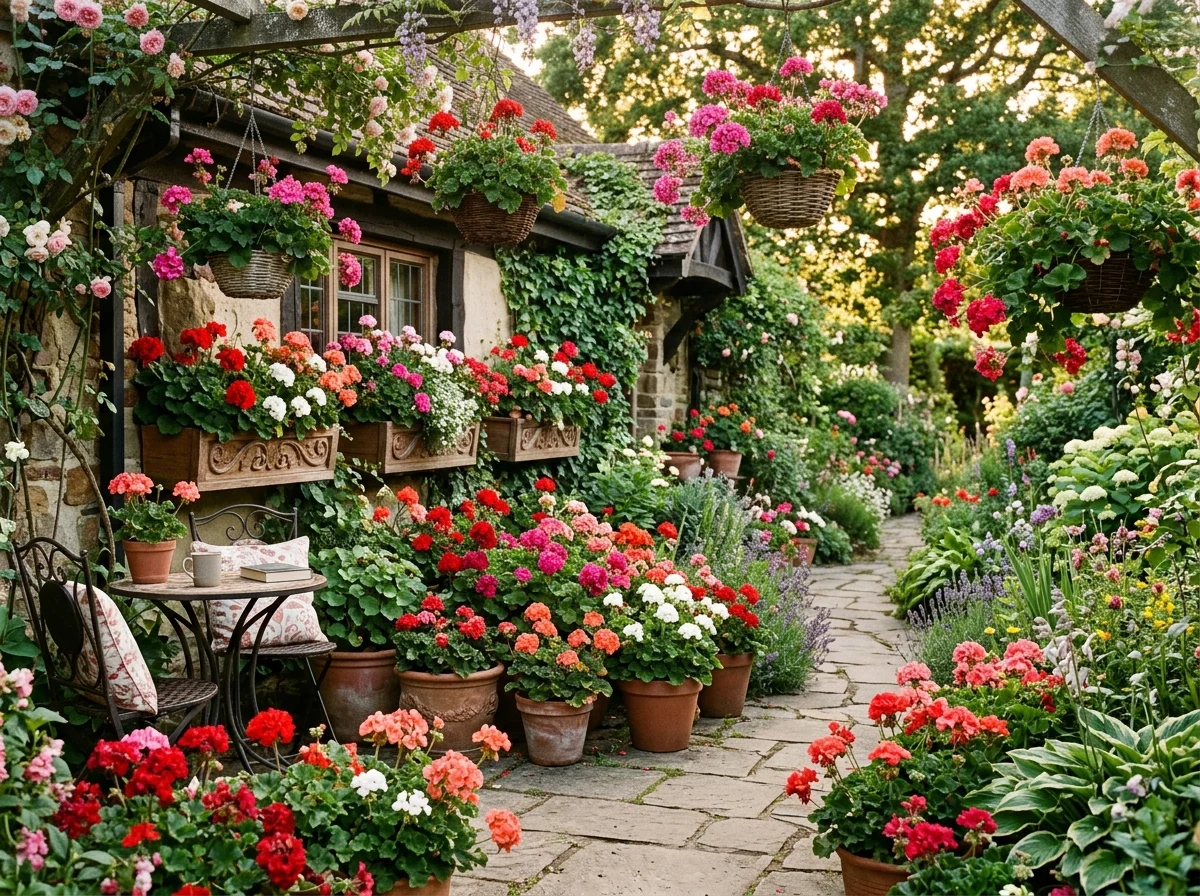 Geranium Planter Ideas