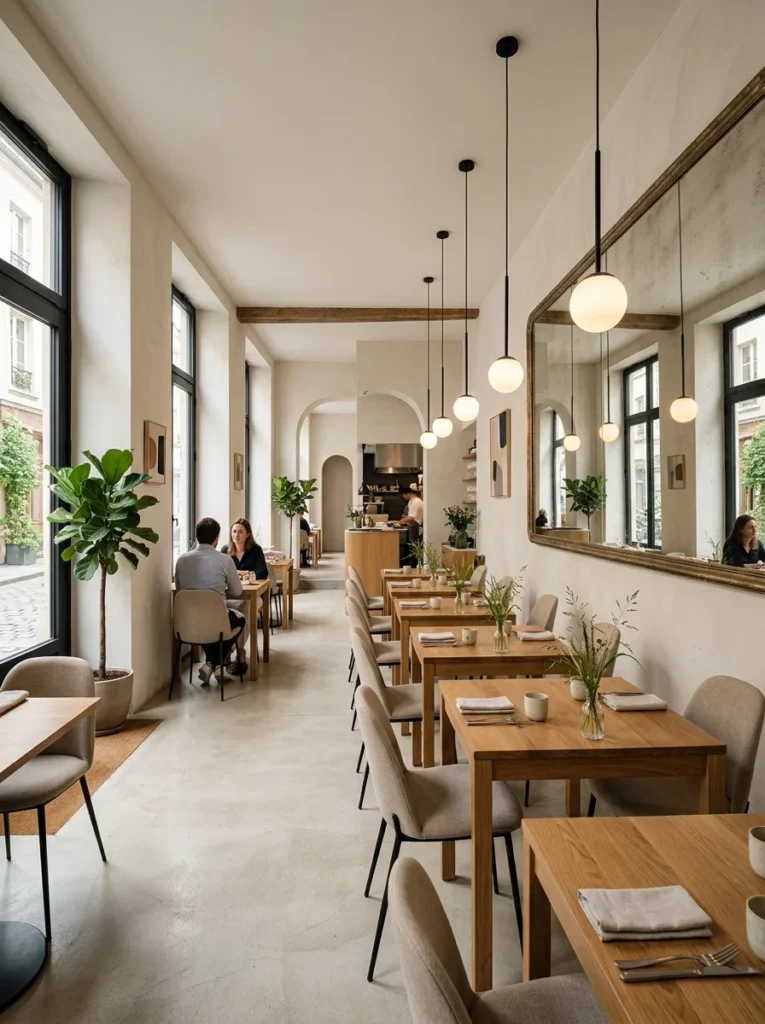 Minimalist Restaurant Interiors 1