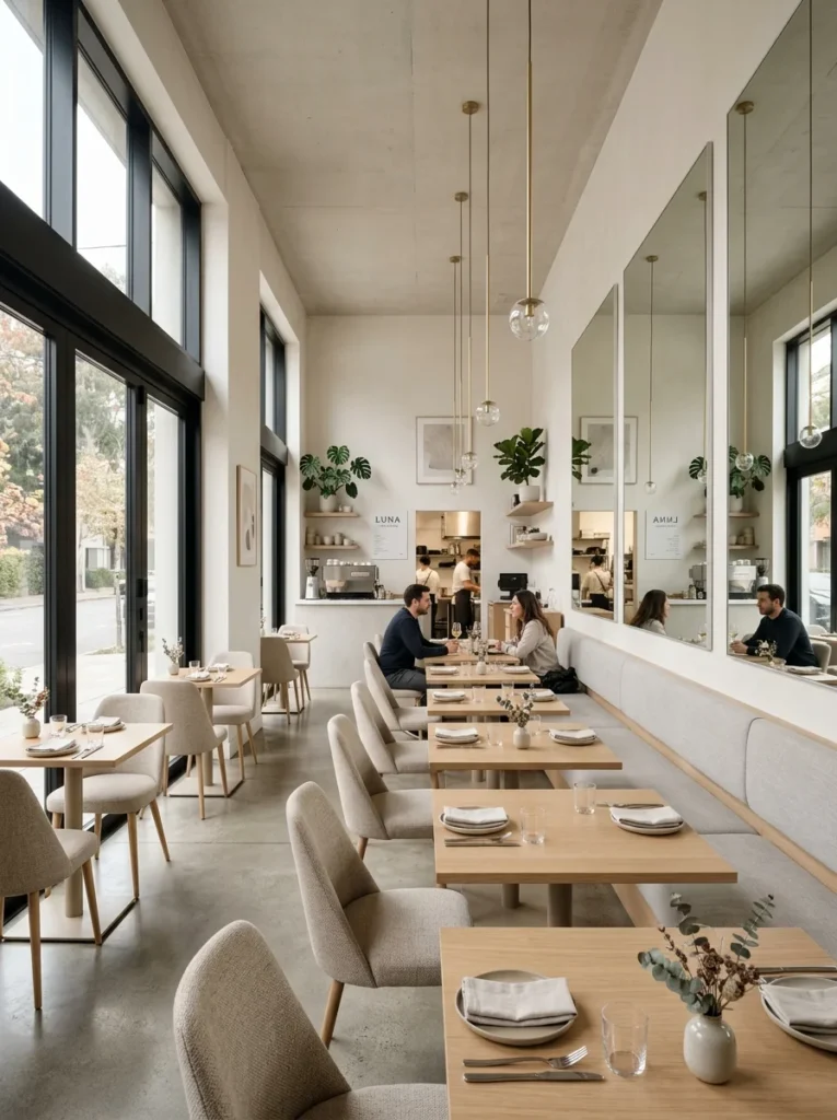 Minimalist Restaurant Interiors 2 1