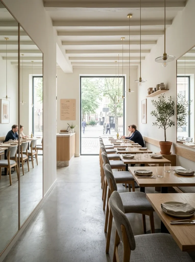 Minimalist Restaurant Interiors1 1