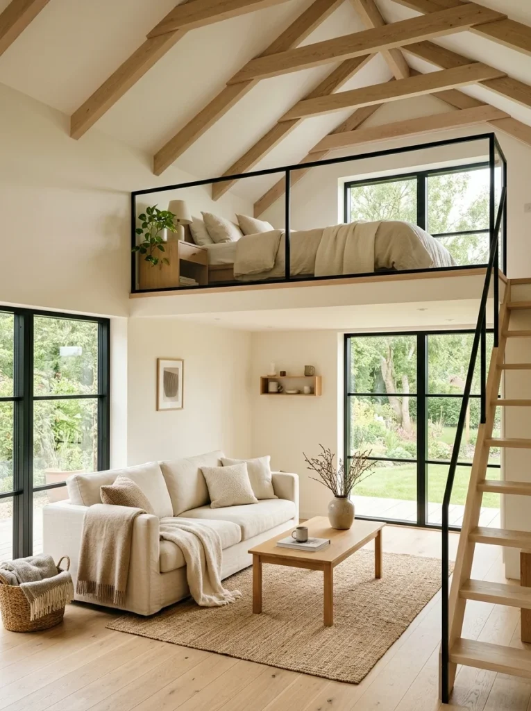 Modern Cottage Loft Interiors1 1