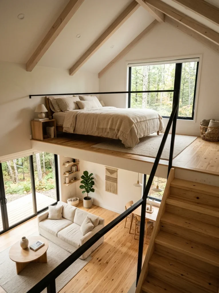 Modern Cottage Loft Interiors2