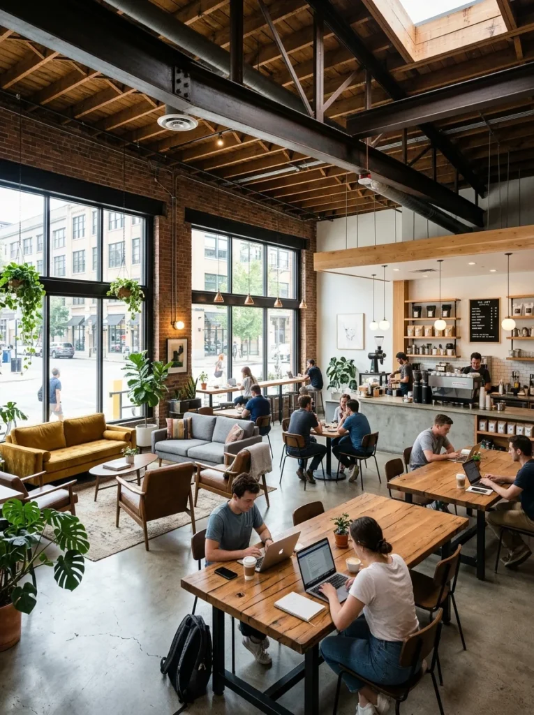 Modern Loft Cafe Layouts