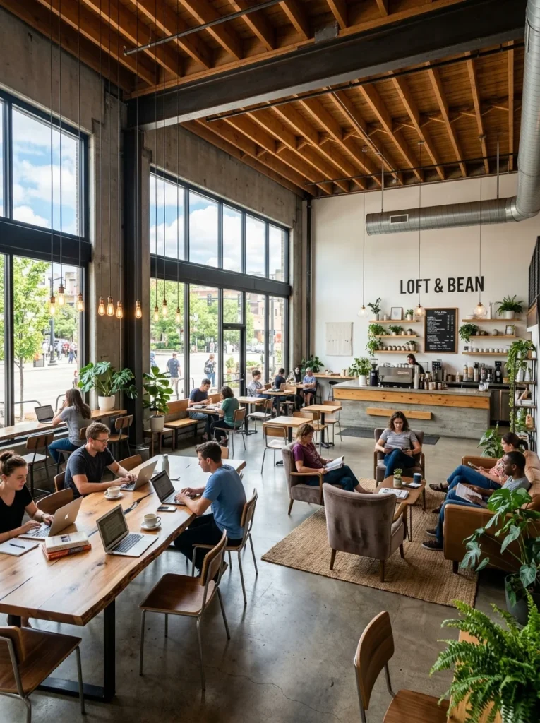 Modern Loft Cafe Layouts2