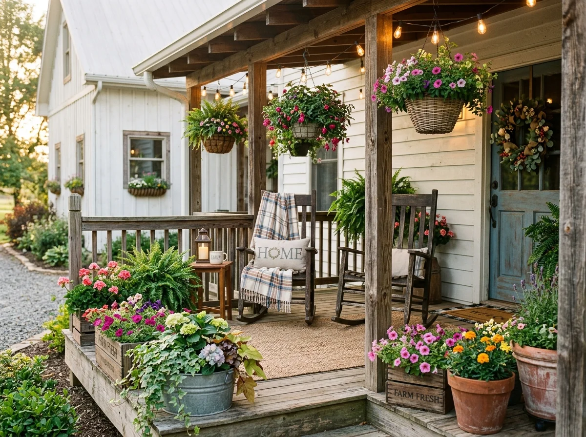 Porch Planter Ideas
