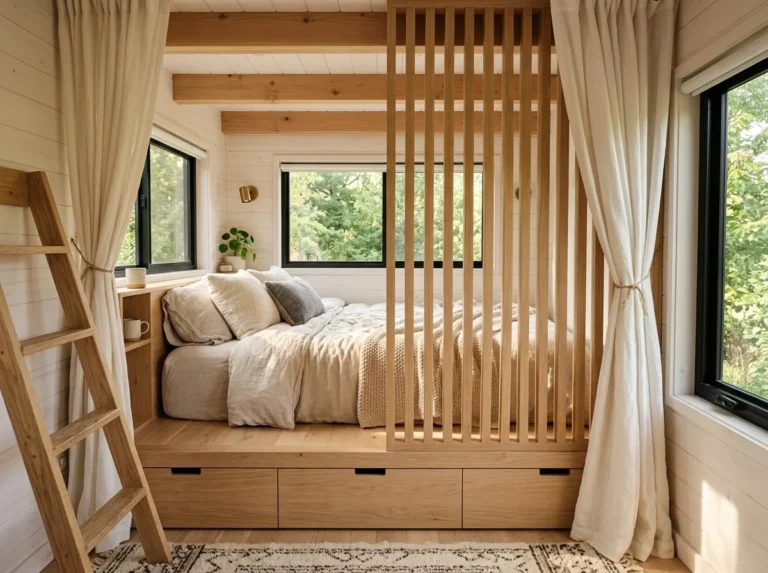 Tiny House Loft Bedroom Privacy Ideas for Smart Small Home Design
