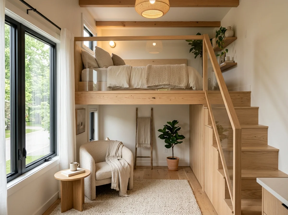 Tiny Loft Bedroom Ideas