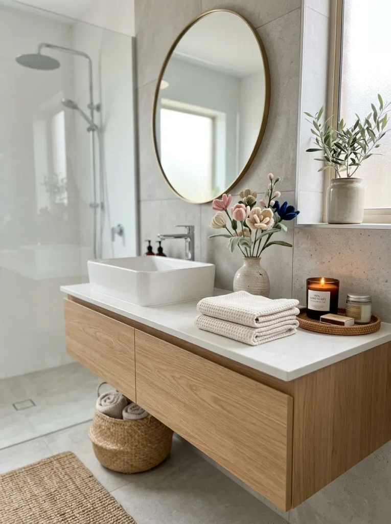 Bathroom Charm Without Fragility