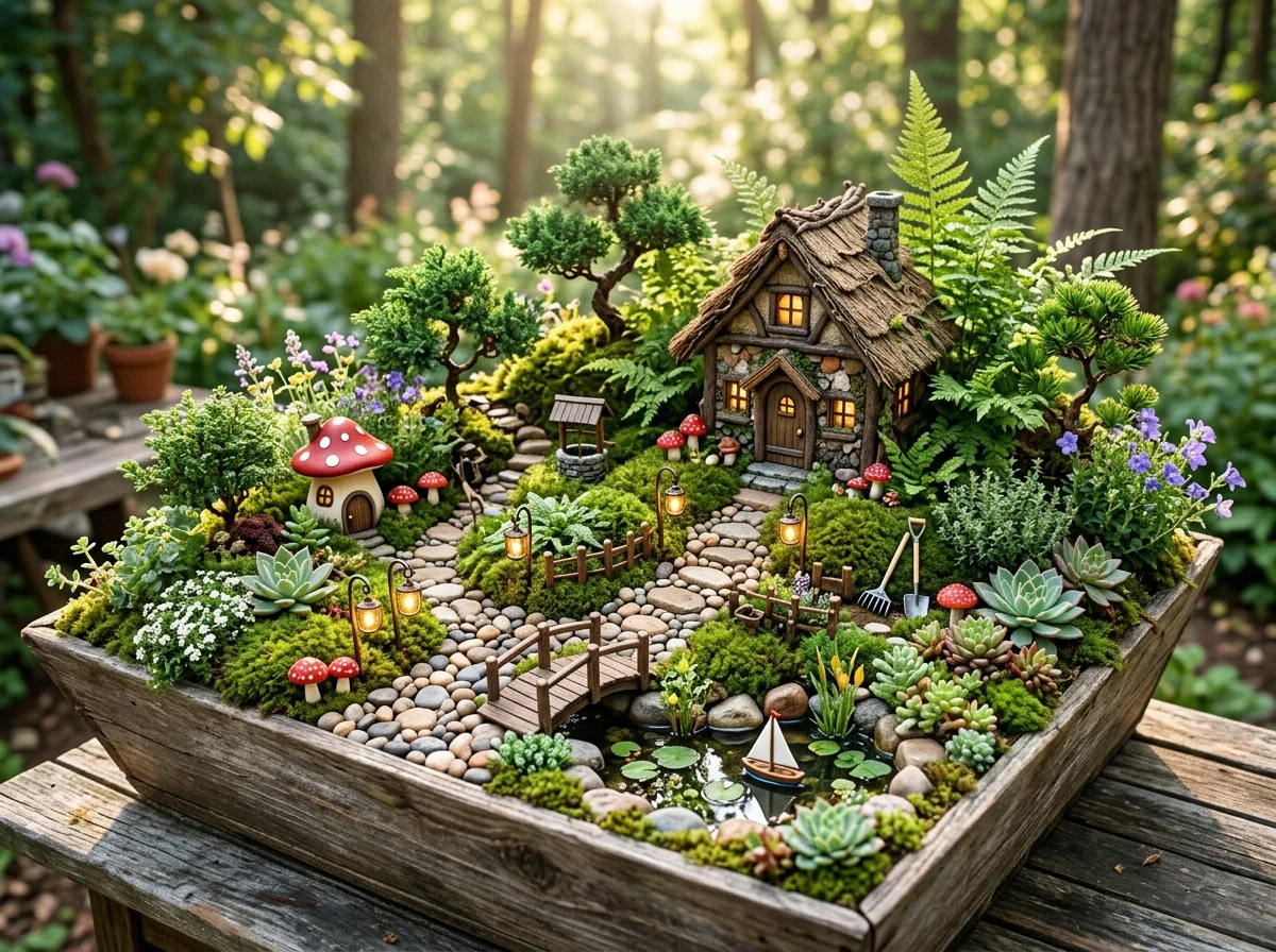 DIY Fairy Garden That Brings Lasting Charm