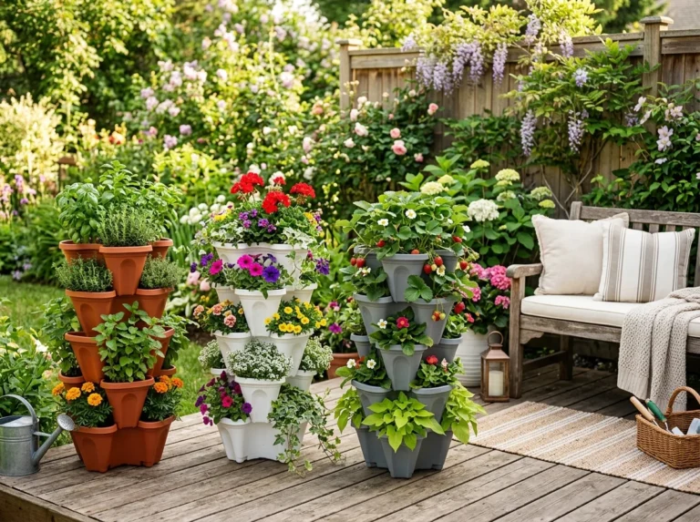 8 Dollar Tree Stackable Planter Ideas on a Budget