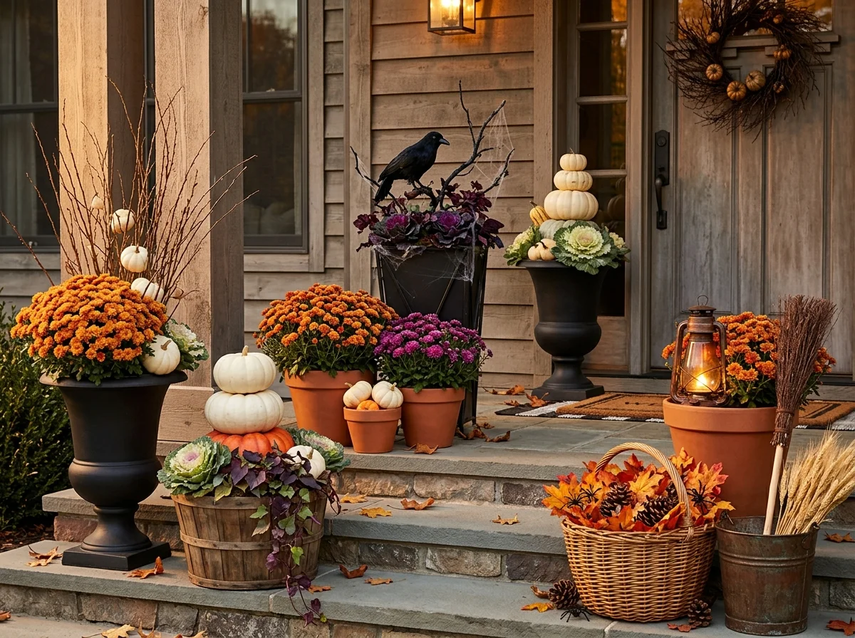 Halloween Planter Ideas