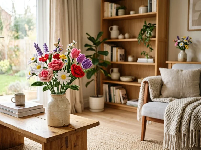Pipe Cleaner Flowers as Thoughtful Home Decor