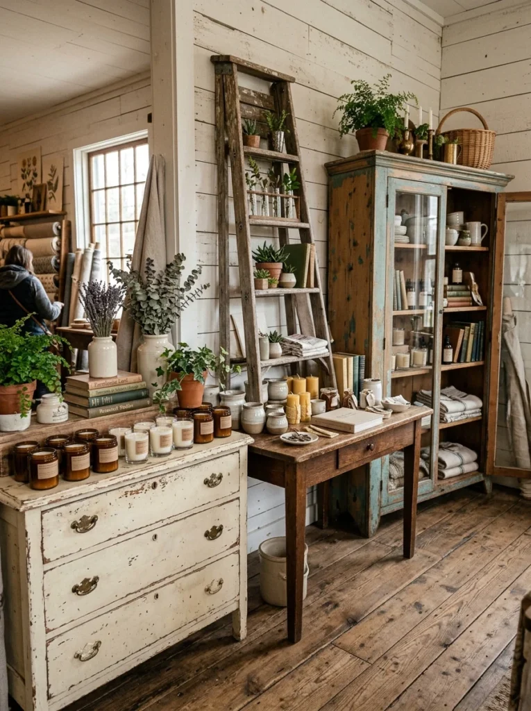 Repurposed Furniture Displays